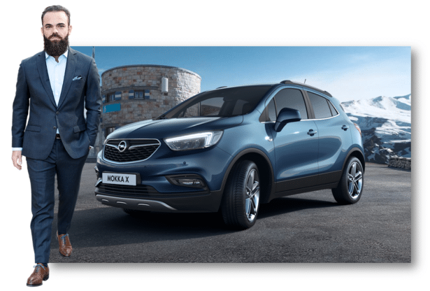 LOOK GENTLEMAN x OPEL MOKKA X Bleu Outremer