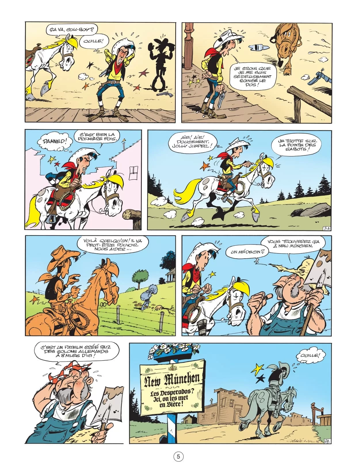 Lucky Luke affronte nouveaux défis dans cow-boy sous pression (Lucky Comics)